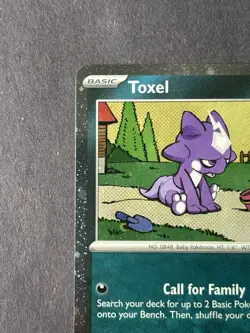 Pokemon Toxel Mega Evolutions Promo #078 Cosmos Holo Near Mint - Image 3