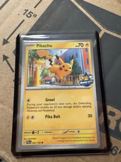 Pokemon Pikachu Trading Card Rain City NBA Showcase Limited Edition - Image 1