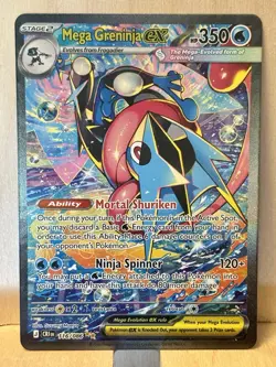 ✨Mega Greninja EX 116/086 SIR Chaos Rising Special Illustration Rare Pokemon💎 - Image 1