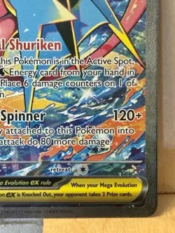 ✨Mega Greninja EX 116/086 SIR Chaos Rising Special Illustration Rare Pokemon💎 - Image 4