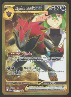 N's Zoroark ex 189/159 Holo Pokemon SV09: Journey Together - Image 1
