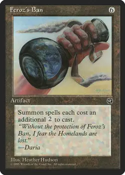 Feroz's Ban - Homelands | MTG Card - Image 1