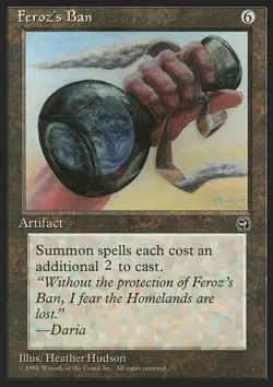 Feroz's Ban - Homelands | MTG Card - Image 3