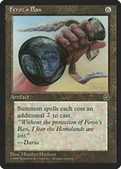 Feroz's Ban - Homelands | MTG Card - Image 4