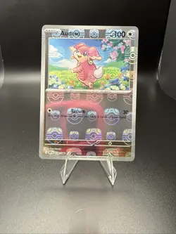 Pokemon tcg black bolt audino holo master ball pattern 074/086 - Image 1