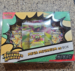 Pokemon TCG Mega Evolution-Ascended Heroes Mega Meganium ex Booster Promo Box - Image 1