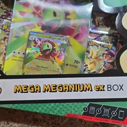 Pokemon TCG Mega Evolution-Ascended Heroes Mega Meganium ex Booster Promo Box - Image 2