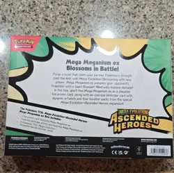 Pokemon TCG Mega Evolution-Ascended Heroes Mega Meganium ex Booster Promo Box - Image 5