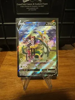 Serperior V TG13/TG30 Holo V Rare Silver Tempest Trainer Gallery Pokemon NM - Image 4