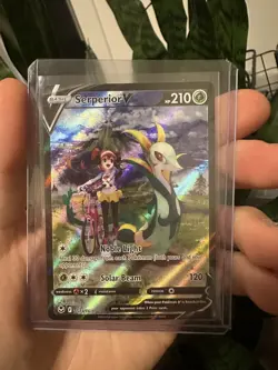 Serperior V TG13/TG30 Holo V Rare Silver Tempest Trainer Gallery Pokemon NM - Image 5