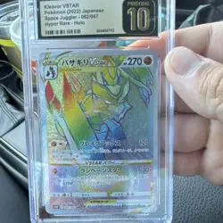 Pokemon Kleavor VSTAR 082/067 Space Juggler Hyper Rare CGC Pristine 10 Holo - Image 1
