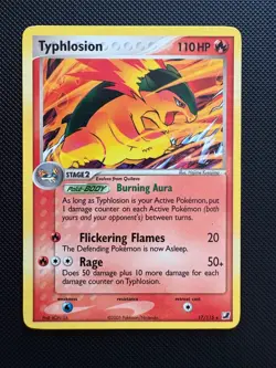 Pokemon TCG Typhlosion 17/115 EX Unseen Forces Non Holo - Image 1
