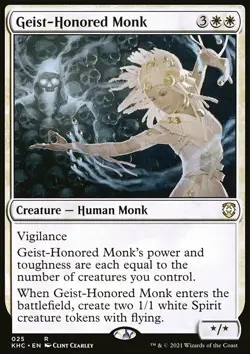 Geist-Honored Monk - Kaldheim Commander | MTG Card - Image 3
