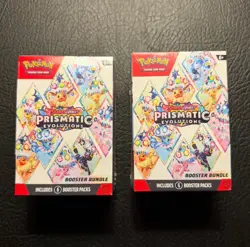 Pokemon TCG Prismatic Evolutions Booster Bundle Lot of 2 - NEW/FACTORY SEALED - Image 1