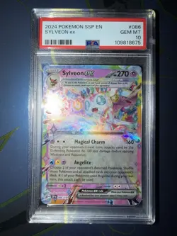 Pokemon TCG Surging Sparks English Sylveon EX 086 *GEM MINT PSA 10* - Image 1