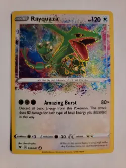 SWSH04: Vivid Voltage #138/185 Rayquaza Pokemon TCG NM/M - Image 1