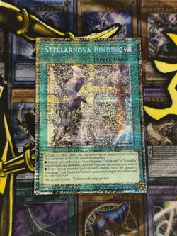 Yugioh Stellarnova Binding BLGG-EN020 Starlight Rare 1st Edition NM - Image 1