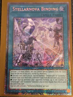 YuGiOh Stellarnova Binding Starlight Rare 1st Edition BLGG-EN020 English - Image 1