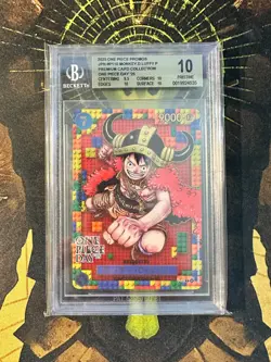 One Piece Japanese Monkey.D.Luffy P-110 One Piece Day 2025 Promo BGS 10 - Image 1