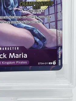 Black Maria ST04-011 Championship Alt Art One Piece PSA 10 Gem Mint - Image 4