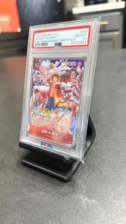PSA 10 GEM MT 2024 ONE PIECE CS MONKEY D.LUFFY 2ND ANNIVERSARY TMNT PACK - Image 2