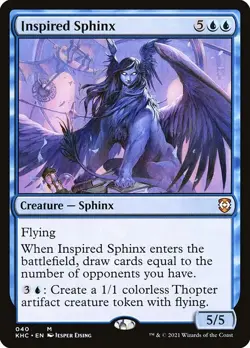 Inspired Sphinx - Kaldheim Commander | MTG Card - Image 1