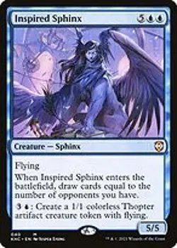 Inspired Sphinx - Kaldheim Commander | MTG Card - Image 4