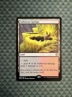 MTG Sulfurous Springs #256/281 Rare Dominaria United (DMU) - Image 1