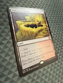 MTG Sulfurous Springs #256/281 Rare Dominaria United (DMU) - Image 2