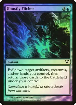 Ghostly Flicker Foil x1 Avacyn Restored MTG Magic the Gathering Blue Instant - Image 1