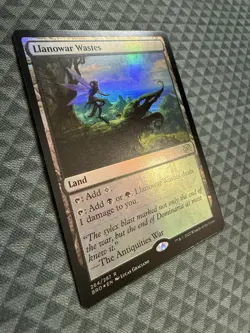 MTG Llanowar Wastes #264/287 Foil Rare The Brothers’ War (BRO) - Image 2
