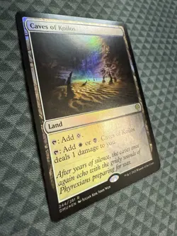 MTG Caves of Koilos #244/281 Foil Rare Dominaria United (DMU) *print errors - Image 3
