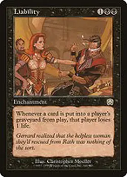 Liability - Mercadian Masques | MTG Card - Image 4