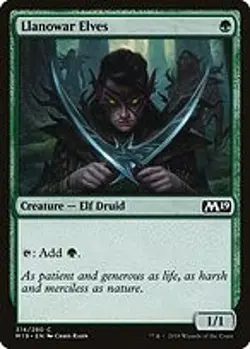 Llanowar Elves - Core Set 2019 | MTG Card - Image 4