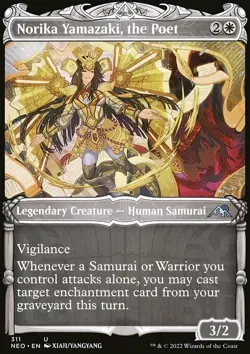 Norika Yamazaki, the Poet - Kamigawa: Neon Dynasty | MTG Card - Image 3