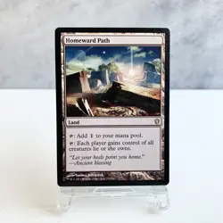 MTG Homeward Path Commander 2013 Rare Land Tomasz Jedruszek EDH - Image 1