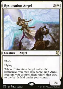 Restoration Angel - Kaldheim Commander | MTG Card - Image 3