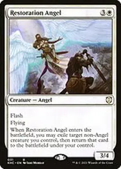 Restoration Angel - Kaldheim Commander | MTG Card - Image 4