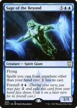 Sage of the Beyond - Kaldheim Commander | MTG Card - Image 1