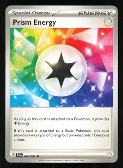 Prism Energy 086/086 Regular NM Pokemon TCG Scarlet & Violet Black Bolt BLK - Image 1