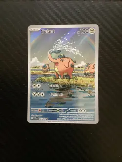 Cufant 076/064 Shrouded Fable Illustration Rare Full Art Holo Pokemon TCG NM - Image 1
