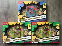 Pokemon Mega Evolution Ascended Heroes Ex Box Meganium Feraligatr Lot 3 SEALED - Image 1