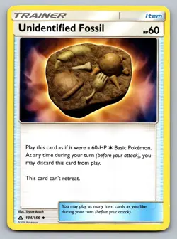Pokemon TCG SM - Ultra Prism Unidentified Fossil 134/156 - Image 1