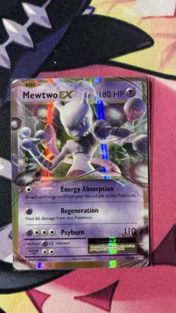 Pokemon TCG Mewtwo EX Full Art Ultra Rare Holo 52/108 Evolutions English 2016 - Image 1