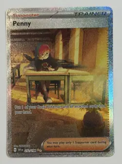 The Pokemon Company Penny 252/198 SV01 Scarlet & Violet Holo Full Art SIR EN - Image 1