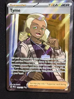 Tyme 143/131 ULTRA RARE FULL ART HOLO NM – Prismatic Evolutions - Pokemon TCG - Image 1