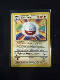 Pokemon TCG Electrode #21/102 Base Set LP+/NM - Image 1