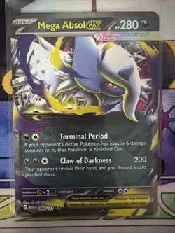 Pokemon TCG, Mega Absol Ex 086/132 - Mega Evolution Base Set - Image 1
