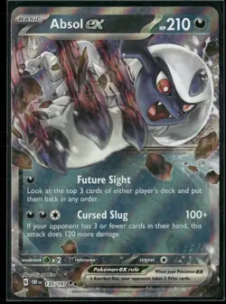 Pokemon - Absol ex 135/197 Double Rare Obsidian Flames NM - Image 1
