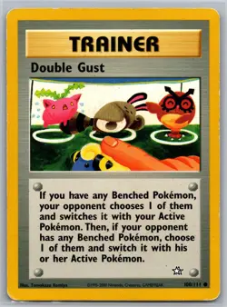 Double Gust 100/111 C Neo Genesis Unlimited MP / HP Pokemon - Image 1